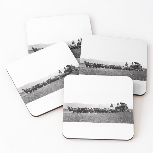 Item preview, 20 Horse Combine Harvester 1899 designed and sold by Daniel Hagerman.