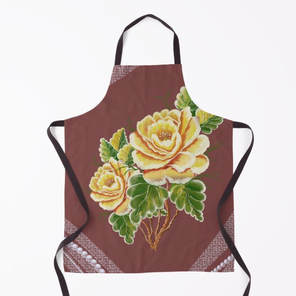 Item preview, Yellow Roses Satin designed and sold by GinaDesignUK.