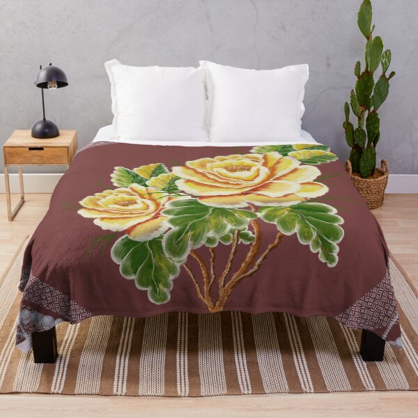 Item preview, Yellow Roses Satin designed and sold by GinaDesignUK.