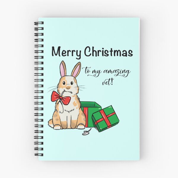Item preview, Merry Christmas to my vet bunny designed and sold by Willow Grove Designs.