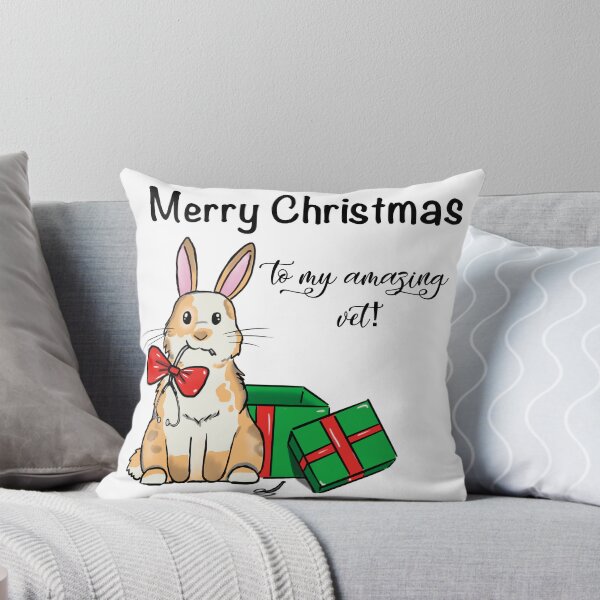 Item preview, Merry Christmas to my vet bunny designed and sold by Willow Grove Designs.
