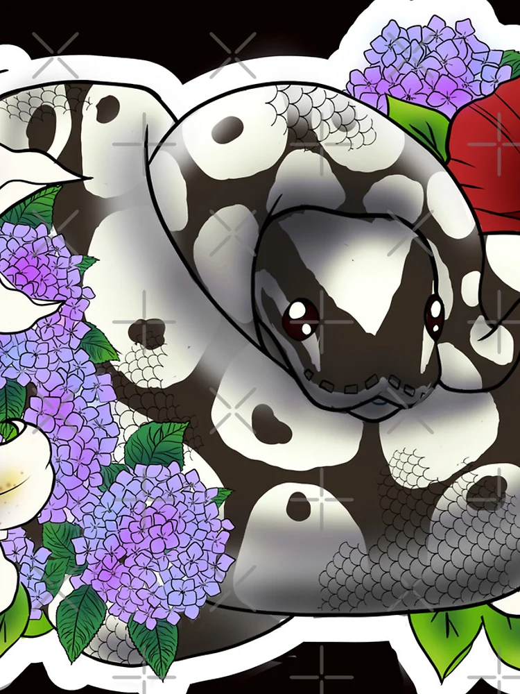 Thumbnail 4 of 4, iPhone Case, Ball Python Axanthic designed and sold by Kirin-Riki.