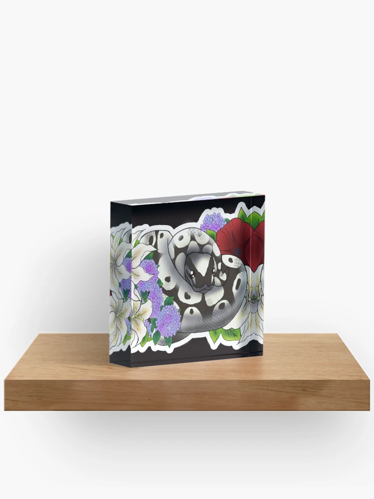 Thumbnail 2 of 5, Acrylic Block, Ball Python Axanthic designed and sold by Kirin-Riki.
