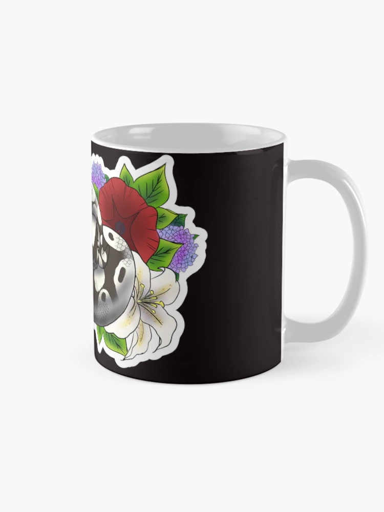 Thumbnail 3 of 6, Coffee Mug, Ball Python Axanthic designed and sold by Kirin-Riki.