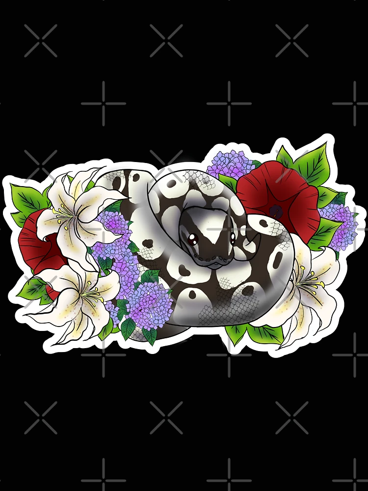 Thumbnail 4 of 4, Relaxed T-Shirt, Ball Python Axanthic designed and sold by Kirin-Riki.