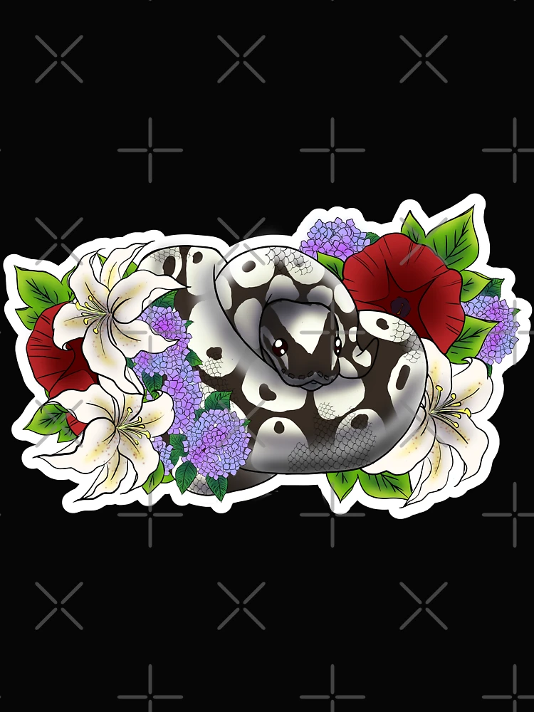 Thumbnail 4 of 4, Boxy T-Shirt, Ball Python Axanthic designed and sold by Kirin-Riki.