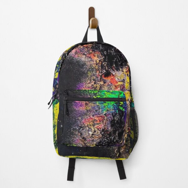 Item preview, Abstract  Vivid Paint Splatters on Black designed and sold by calibrit.