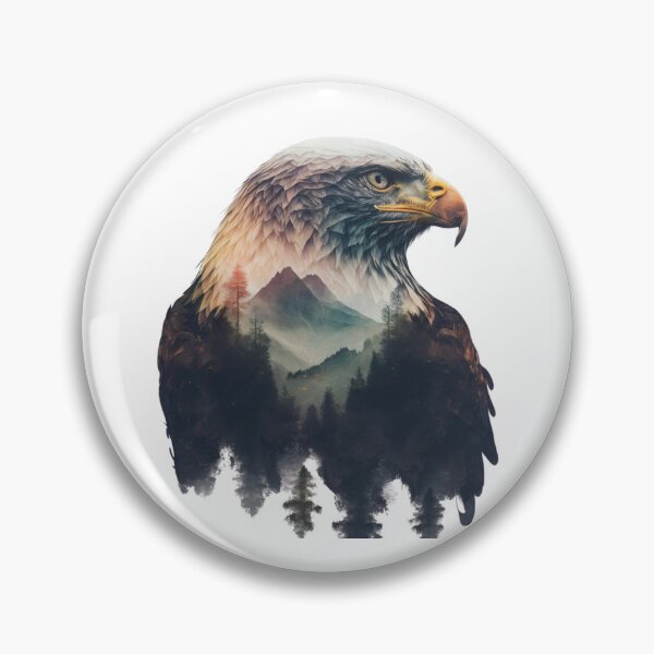 Item preview, Double exposure eagle designed and sold by Mirochan80.