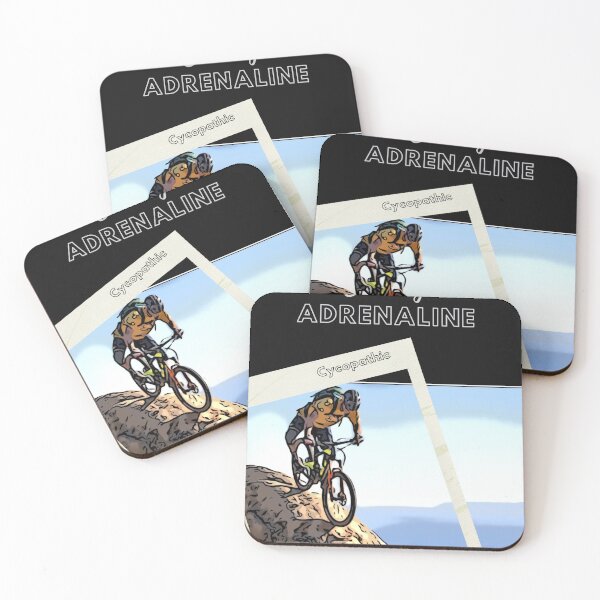 Item preview, Mountain Biker on Cliff Edge design designed and sold by t1n3333.