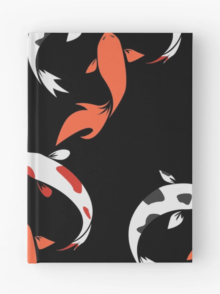 Thumbnail 1 of 3, Journal, Koi Fish Simple Pattern designed and sold by Stormpaint.