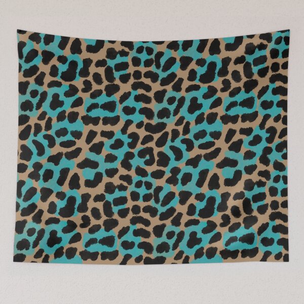 Item preview, Leopard Endless Turquoise designed and sold by Anakathrin.