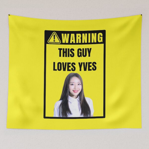 Item preview, loona warning sign: yves (male) designed and sold by loonaluvdesigns.