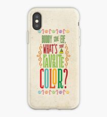 Buddy the Elf - Was ist deine Lieblingsfarbe? iPhone-Hülle & Cover