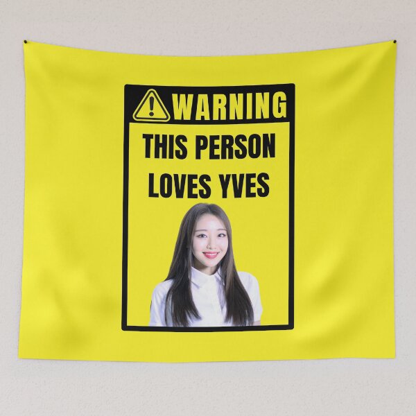 Item preview, loona warning sign: yves (gender neutral) designed and sold by loonaluvdesigns.