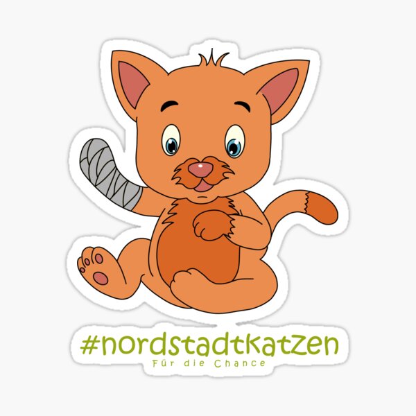 Willi from the Nordstadtkatzen Sticker