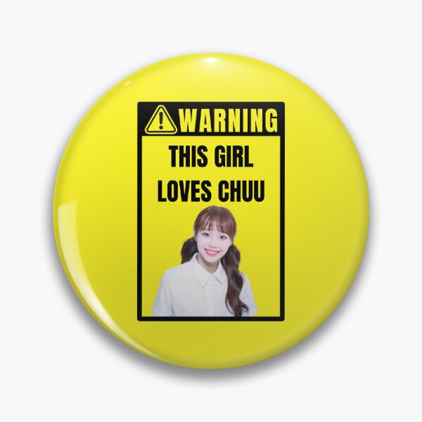 Item preview, loona warning sign: chuu (female) designed and sold by loonaluvdesigns.