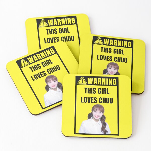Item preview, loona warning sign: chuu (female) designed and sold by loonaluvdesigns.