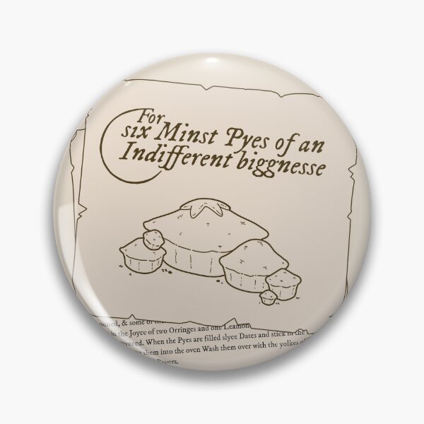 Item preview, For six Minst Pyes of an Indifferent biggnesse designed and sold by Venturesome Victrix.