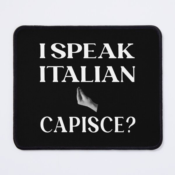 Item preview, I Speak Italian - Capisce Italian Hand designed and sold by molamode.
