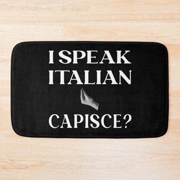 Item preview, I Speak Italian - Capisce Italian Hand designed and sold by molamode.