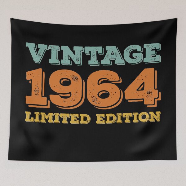Item preview, VINTAGE 1964 LIMITED EDITION DISTRESSED RETRO BIRTHDAY GIFT IDEA designed and sold by Kipcio.