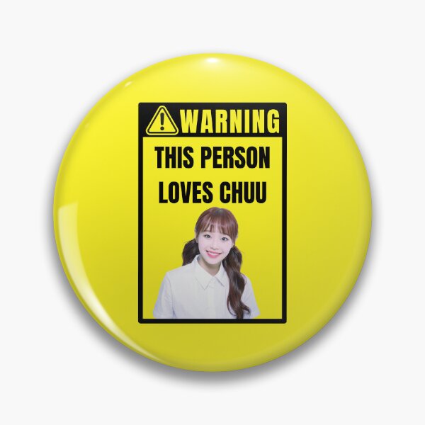 Item preview, loona warning sign: chuu (gender neutral) designed and sold by loonaluvdesigns.