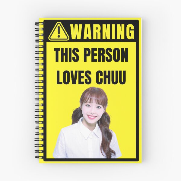 Item preview, loona warning sign: chuu (gender neutral) designed and sold by loonaluvdesigns.