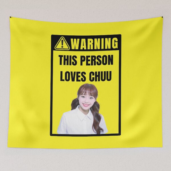 Item preview, loona warning sign: chuu (gender neutral) designed and sold by loonaluvdesigns.