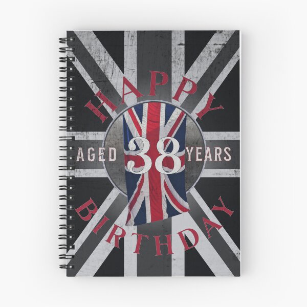 Item preview, Happy Birthday aged 38 Years - 38th Birthday designed and sold by ALesterDesign.