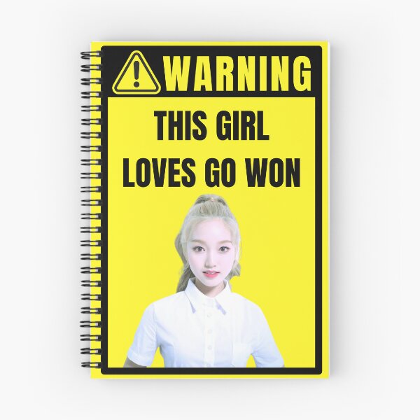 Item preview, loona warning sign: go won (gowon) (female) designed and sold by loonaluvdesigns.