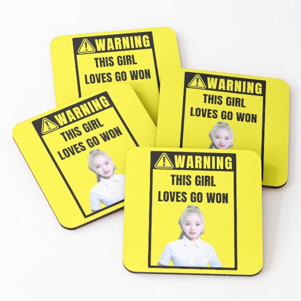 Item preview, loona warning sign: go won (gowon) (female) designed and sold by loonaluvdesigns.