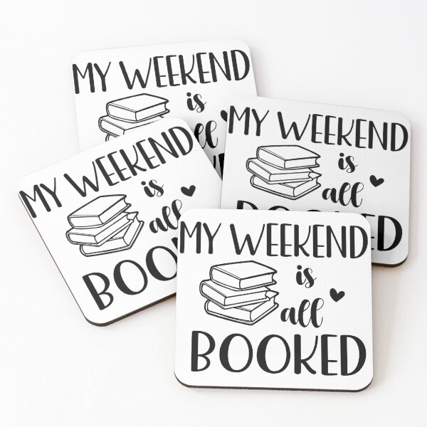 Item preview, My Weekend Is All Booked I Book Lover Gift Ideas designed and sold by younghopes.