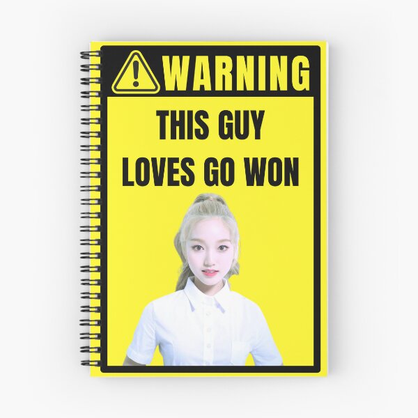Item preview, loona warning sign: go won (gowon) (male) designed and sold by loonaluvdesigns.