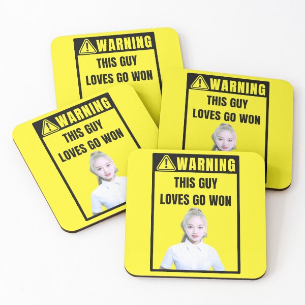 Item preview, loona warning sign: go won (gowon) (male) designed and sold by loonaluvdesigns.