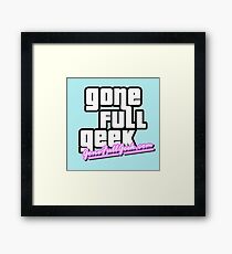 GoneFullGeek "GTA Vice City" Framed Print