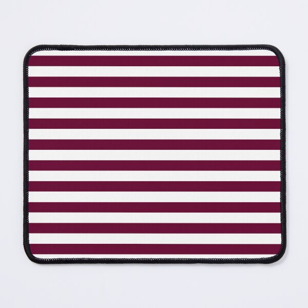 Item preview, Small BURGUNDY and WHITE Horizontal STRIPES designed and sold by RachelMacht.