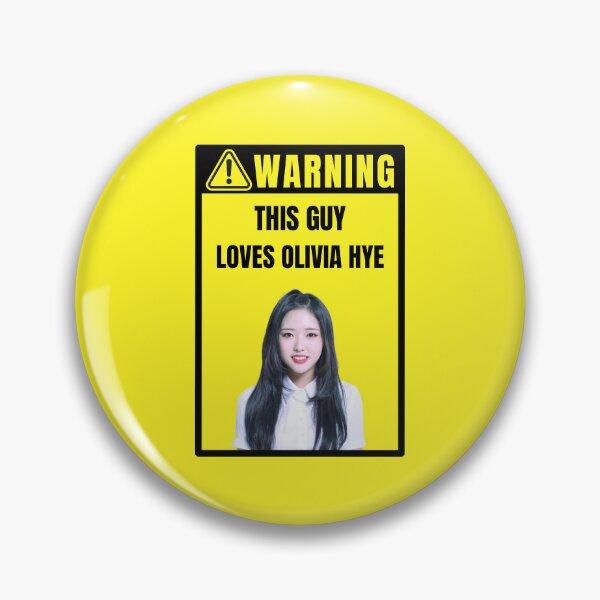 Item preview, loona warning sign: olivia hye (male) designed and sold by loonaluvdesigns.