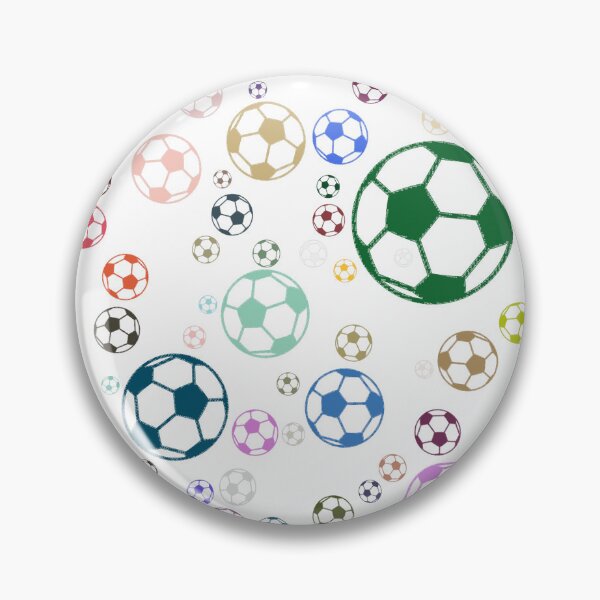 Item preview, Abstract Multi Color Football Soccer Ball Pattern  designed and sold by Pixel4Art.