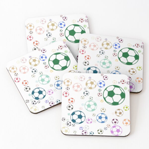 Item preview, Abstract Multi Color Football Soccer Ball Pattern  designed and sold by Pixel4Art.