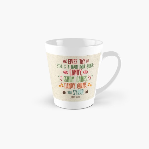 Buddy the Elf - The Four Main Food Groups Tall Mug