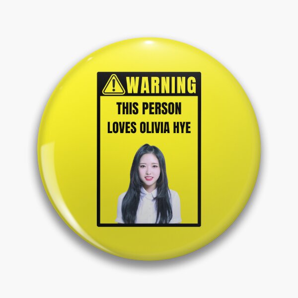 Item preview, loona warning sign: olivia hye (gender neutral) designed and sold by loonaluvdesigns.
