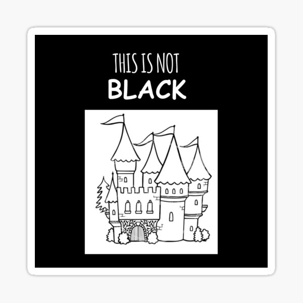 zxcz | It's not black Sticker