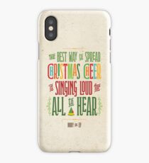 Buddy the Elf - Christmas Cheer iPhone Case/Skin