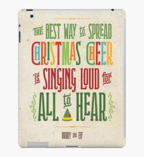 Vinilo o funda para iPad Buddy el duende - alegría navideña