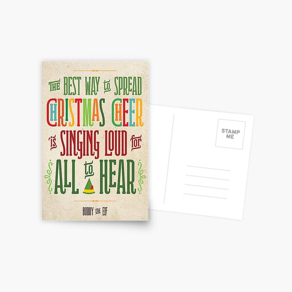 Buddy the Elf - Christmas Cheer Postcard