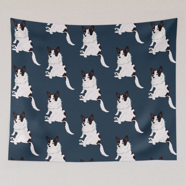 Item preview, Cute dog sitting weirdly designed and sold by Blue-Paint.