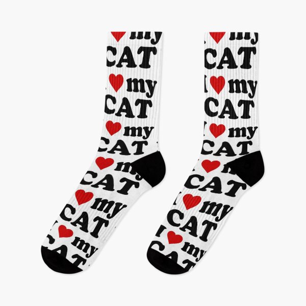 Item preview, I HEART MY CAT designed and sold by sarascoprox.