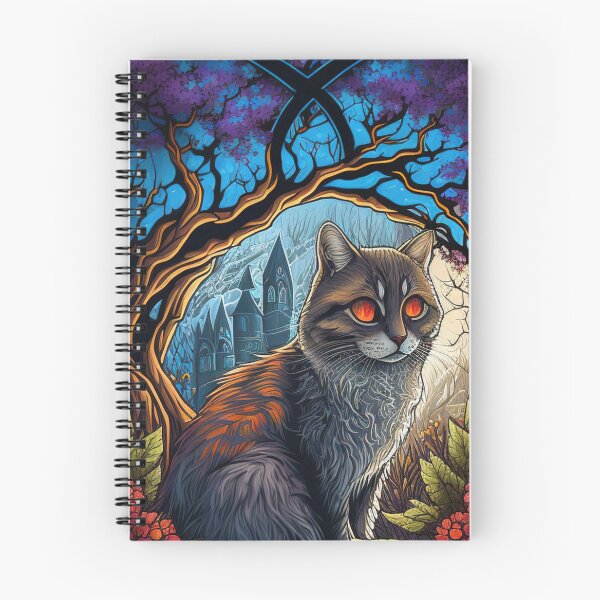 Item preview, Stained Glass Elemental Cat designed and sold by 9LivesCats.
