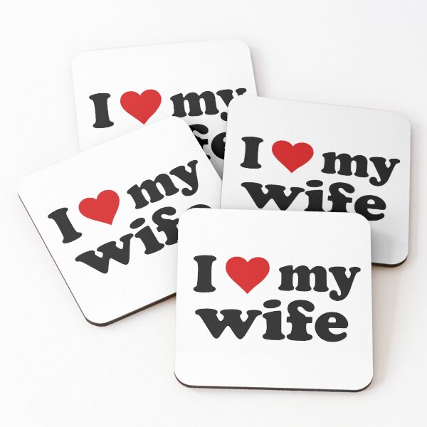Item preview, I HEART MY wife designed and sold by sarascoprox.