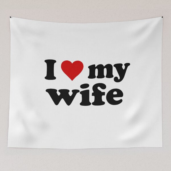 Item preview, I HEART MY wife designed and sold by sarascoprox.